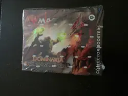 MTG DOMINARIA REMASTERED COLLECTOR BOOSTERS ENGLISH SEALED 12 PACKS 195166200682 - Image 1