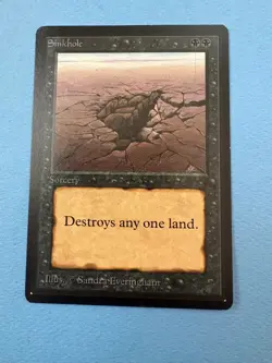 MTG Beta Editon Sinkhole! 1993 Vintage Magic! - Image 1