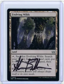 Evolving Wilds Duskmourn: House of Horror Commander Signed Artist Proof MTG - Image 1