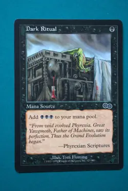 Dark Ritual - MTG- Urza’s Saga - Lightly Played - Magic The Gathering - Image 1