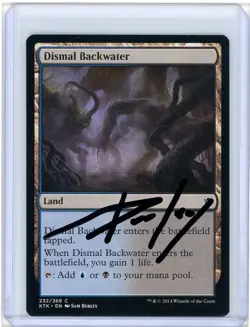 Dismal Backwater Khans of Tarkir Signed Artist Proof MTG - Image 1