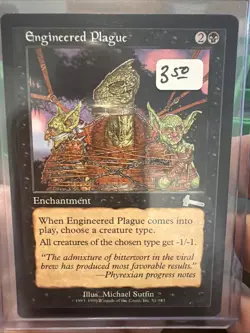 Engineered Plague Urza's Legacy Regular Magic The Gathering MTG - Image 1