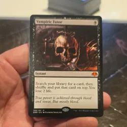 Vampiric Tutor Dominaria Remastered Regular Black Rare Instant Wizards 108 Engl… - Image 1