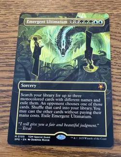 Emergent Ultimatum (Borderless) #105 (NM) Special Guests Magic MTG THE GATHERING - Image 1