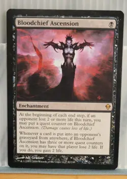 Mtg BLOODCHIEF ASCENSION NM Zendikar 82/249 -Argo- - Image 1