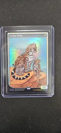 Ocelot Pride Textless Foil - Store Championship Winner Promo - MTG - Image 1