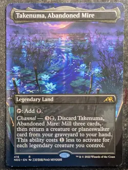 Takenuma, Abandoned Mire - Borderless - Kamigawa Neon Dynasty (MTG) - Image 1