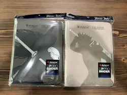 Magic the Gathering Final Fantasy Cloud And Sephiroth Ultra Pro 9-Pocket Binders - Image 1