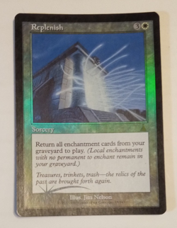 MTG Replenish Urza's Destiny Foil 1999 NM - Image 1