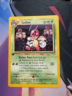 Ledian - Pokemon Neo Genesis First 1st Edition #39 - Uncommon - Image 1