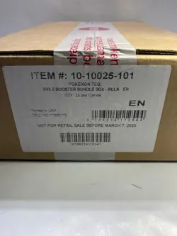 Pokemon TCG SV8.5 Booster Bundle Box Prismatic Evolution 1 Case - 25 Boxes - Image 2
