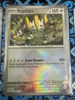 Regigigas - 086/131 - Pokeball Holo - Prismatic Evolutions - Pokemon Card - Image 1