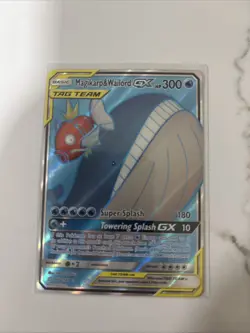 Pokemon Magikarp & Wailord GX Full Art TAG TEAM Holo 160/181 SM-Team Up - Image 1