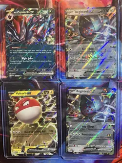Pokemon Ascended Heroes Double Rare EX Card Lot (4 Cards Total) - Image 1