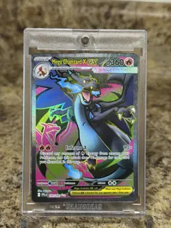Pokemon Mega Charizard X EX 109/094 PFL Full Art Ultra Rare 360 HP English - Image 1