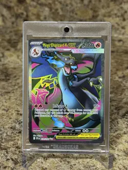 Pokemon Mega Charizard X EX 109/094 PFL Full Art Ultra Rare 360 HP English - Image 2