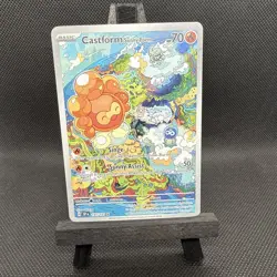 Castform Sunny Form 195/191 Holo Illustration Rare Surging Sparks Pokemon Card - Image 2