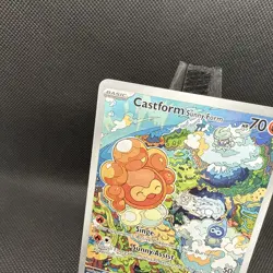 Castform Sunny Form 195/191 Holo Illustration Rare Surging Sparks Pokemon Card - Image 4
