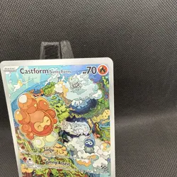 Castform Sunny Form 195/191 Holo Illustration Rare Surging Sparks Pokemon Card - Image 5
