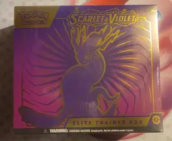 Pokemon TCG Scarlet & Violet Elite Trainer Box New Factory Sealed Violet ETB - Image 1