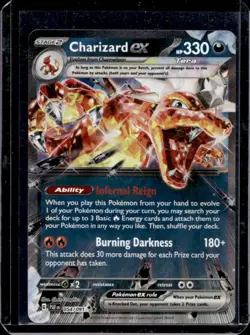 2024 Pokemon Paldean Fates Charizard ex #054/091 - Image 1