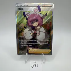 Pokemon Klara (Full Art) Holo SWSH06: Chilling Reign #194/198 NM - Image 1