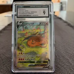 Charizard V SWSH260 Pokemon TCG Ultra Premium Collection Promo CGC 9 MINT - Image 1