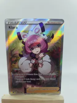 Pokemon Klara 194/198 Ultra Rare Full Art Holo Trainer Chilling Reign TCG Card - Image 1