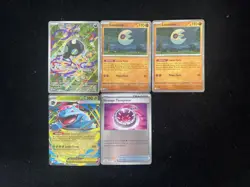 2025 Pokemon TCG English Mega Evolution Shroodle I MEG En 149/132 Lot*5 YY21 - Image 1