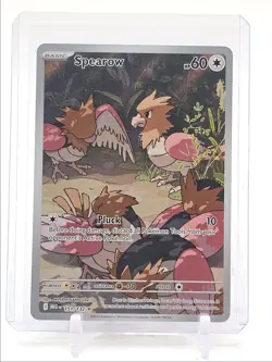 SPEAROW 2025 POKEMON MEGA EVOLUTION ILLUSTRATION RARE 151/132 Q0165 - Image 1