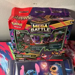 Pokemon TCG Mega Battle Deck Mega Gengar ex With Bonus Lilo/Stich Binder! New! - Image 2