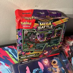 Pokemon TCG Mega Battle Deck Mega Gengar ex With Bonus Lilo/Stich Binder! New! - Image 3