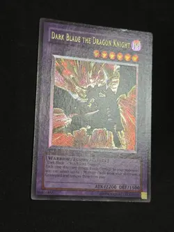 Yugioh Dark Blade the Dragon Knight RDS-EN035 1st Edition Ultimate Rare Euro LP - Image 2