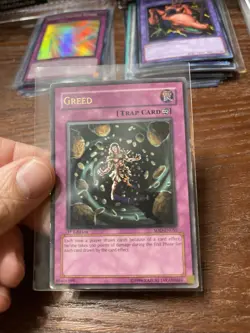 Moderately Played Greed - SOD-EN055 - Ultimate Rare - 1st Edition - YuGiOh - Image 1
