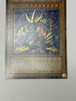Tri-Horned Dragon LOB-000 Legend of Blue Eyes White Dragon Secret 1st Edition #2 - Image 4