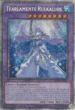 Yugioh! Tearlaments Rulkallos - DABL-EN039 - Starlight Rare - 1st Edition Near M - Image 1