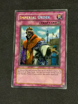 Yugioh Imperial Order PSV-104 Secret Rare Reverse Foil Slight Fade LP - Image 3