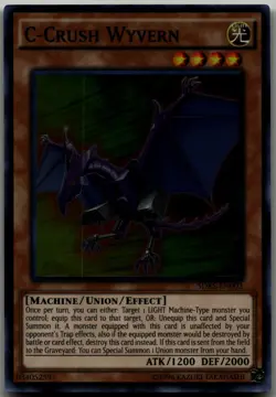 C-Crush Wyvern Super Rare Structure Deck: Seto Kaiba SDKS-EN003 LP - Image 1