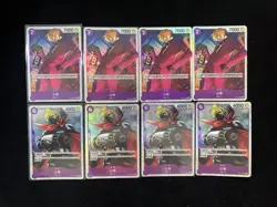 2025 One Piece TCG S-Chinese OP09-065 SR OP07-064 SR Sanji Holo Lot*8 LU57 - Image 2