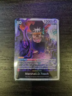 One Piece TCG Marshall D. Teach (Blackbeard) OP09-093 SR - Image 1