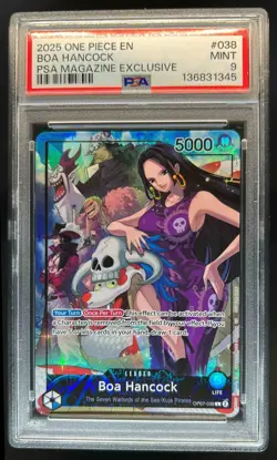2025 One Piece EN Boa Hancock PSA Magazine Exclusive #038 PSA 9 Mint - Image 1