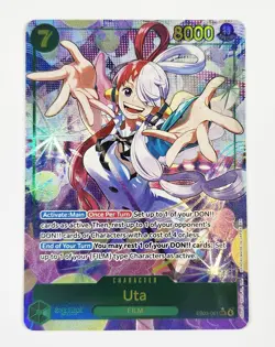 One Piece English EB03-061 Uta SEC AA Heroines Edition Secret Rare Alt Art - Image 1