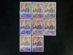 2024 One Piece TCG S-Chinese OP08-074 SR Black Maria Full Art Holo Lot*8 LU57 - Image 1