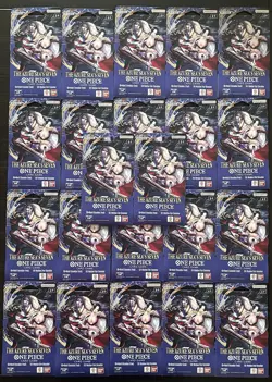 One Piece TCG The Azure Sea’s Seven OP-14 Sleeved Booster Pack 22 LOT Sealed (C) - Image 1