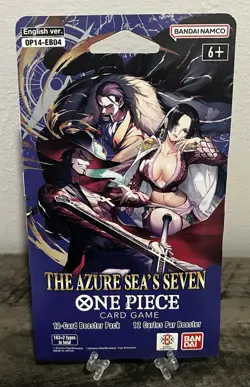 One Piece TCG The Azure Sea’s Seven OP-14 Sleeved Booster Pack 22 LOT Sealed (C) - Image 3