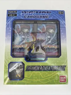 Digimon CCG Trading Card Game ADVENTURE BOX Bandai "Gomamon” AB-01 New & Sealed - Image 1