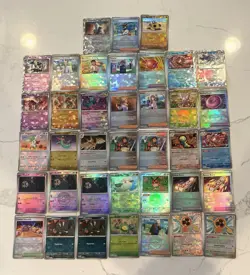 Pokemon TCG Prismatic Evolutions Poke Ball Pattern Lot Of 38 cards - Image 1