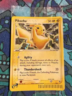 2003 SEALED 2 Card Pikachu 12 & Meowth 13 HOLO Black Star Rare POKEMON Promo - Image 3