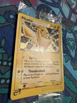 2003 SEALED 2 Card Pikachu 12 & Meowth 13 HOLO Black Star Rare POKEMON Promo - Image 5