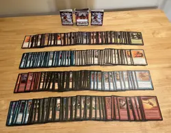 MTG Magic the Gathering TEMPEST Lot of 200+ Cards w/ Deck Box & Storybooks - Image 1